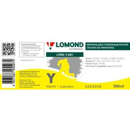 Чернила для Epson LTHD-001Y, 100 мл, желтые, 0205038