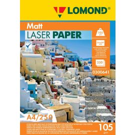Матовая двусторонняя лазерная фотобумага (Ultra DS Matt CLC Paper) А4, 105 г/м2, 250 листов, 0300641